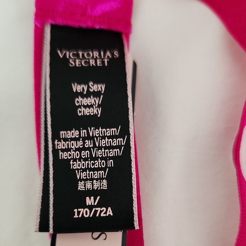 Victorias Secret Strappy Crossover Cut Out Cheeky V Ring Panties - Picture 3 of 7